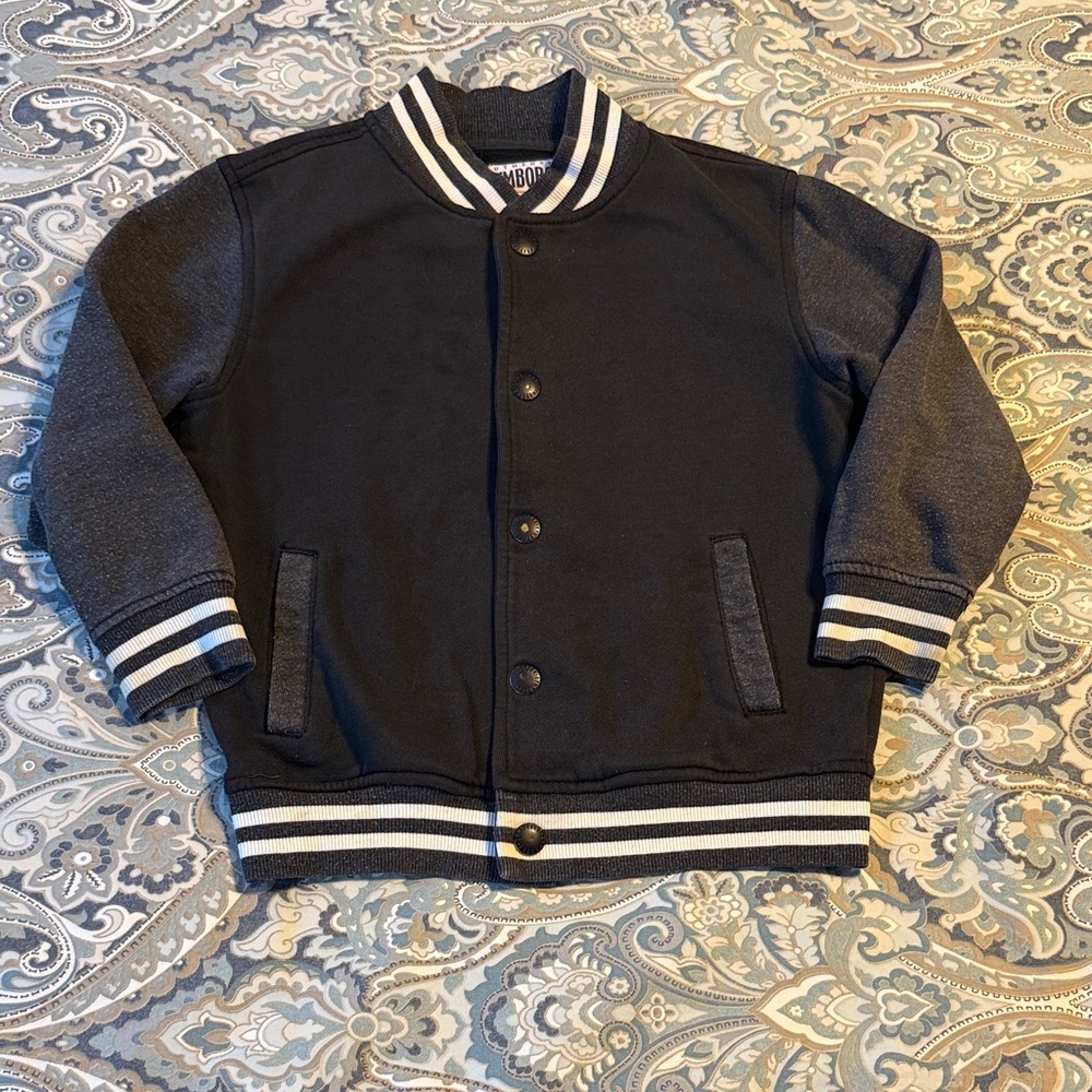 Gymboree Black Varsity Jacket